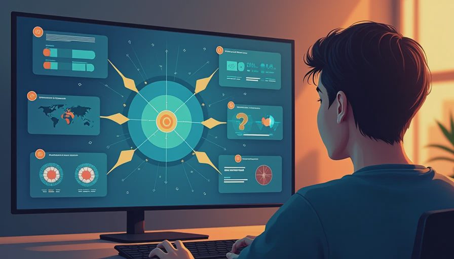 Visual context for loop hero tips