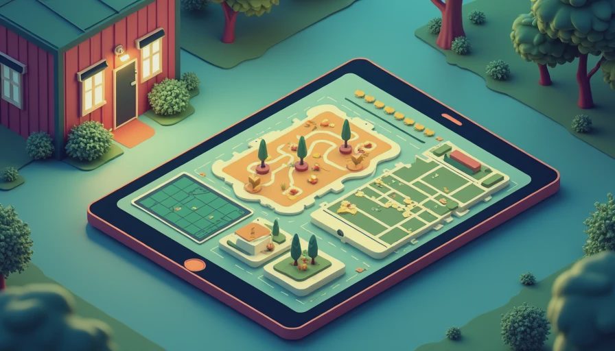 Illustration for farthest frontier crop rotation